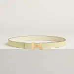 Mini Constance belt buckle & Reversible leather strap 24 mm - Image 2